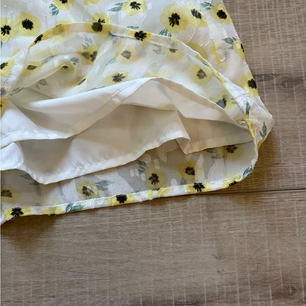 Anthropologie Hutch Ditsy Floral Halter Mini Romper Size 4 - Picture 3 of 11